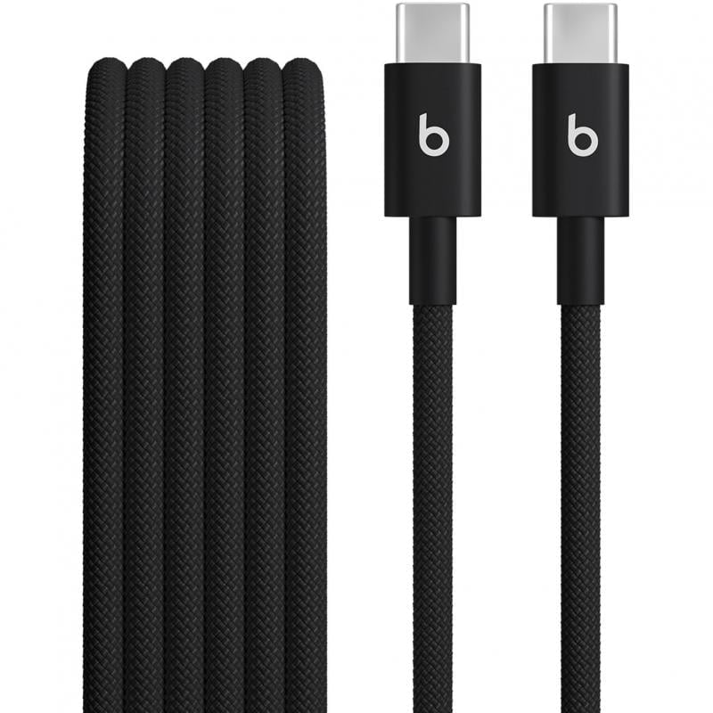 كيبل شحن ومزامنة Beats - 3 متر 9.84 قدم أسود بولت