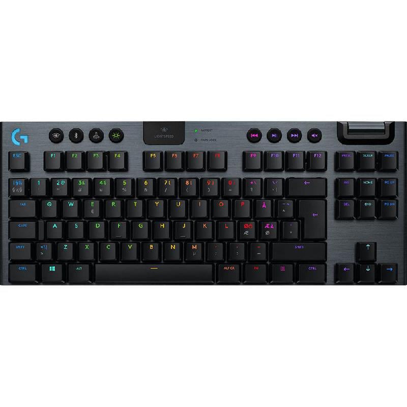 كيبورد ألعاب Logitech G G915 - (GHz اتصال لا سلكي (تردد 2.4/بلوتوث أسود كربوني