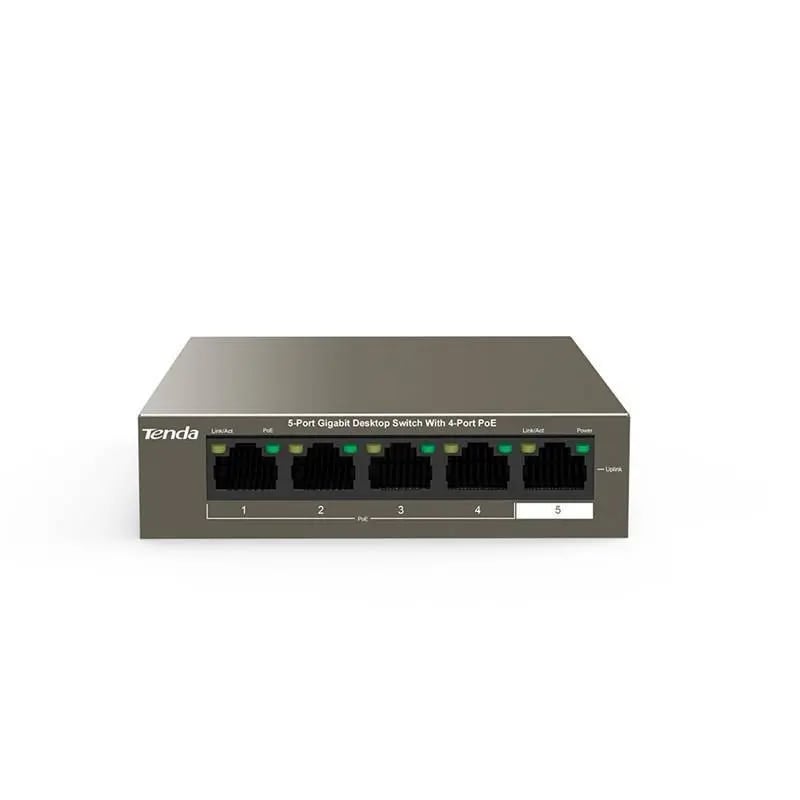 Tenda 5-Port 10/100/1000 PoE Switch with 4-Port PoE TEG1105P-4-63W موزع شبكة
