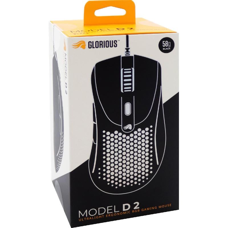ماوس ألعاب Glorious Model D 2 - 26000 dpi اسود