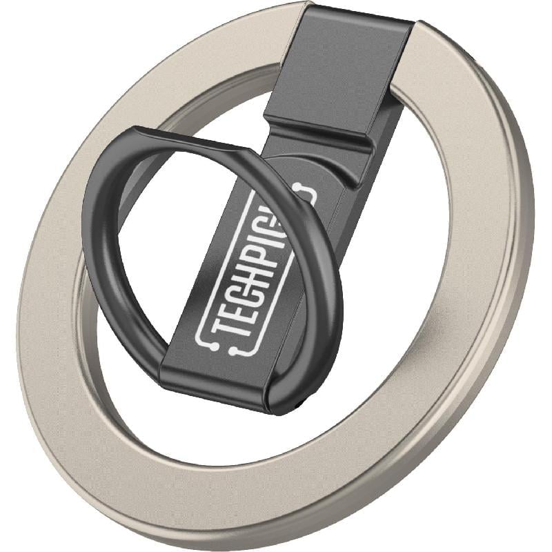 حامل وستاند جوال Techpick Magnetic Holder - رمادي تيتانيوم
