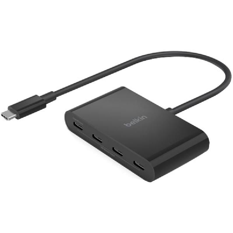 موزع USB Belkin Connect - USB-C (3.1) 4 سي-منافذ (يو اس بي) اسود