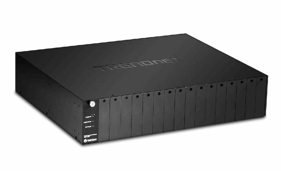 ملحق شبكات TRENDnet TFC-1600 16-Bay Fiber Converter Chassis System