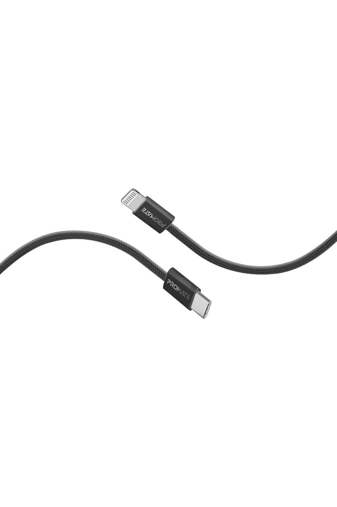 بروميت كابل USB-C إلى Lightning، كابل فائق السرعة للشحن والمزامنة بقوة 27 وات، ونقل بيانات بسرعة 480 ميجابت في الثانية وكابل سيليكون ناعم خالٍ من التشابك بطول 120 سم، EcoLine-Ci120