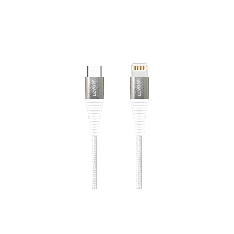 ليفور سلك شاحن ليفوري من usb-c إلى آيفون معتمد من أبل mfi نايلون بطول 1 م MP00040945