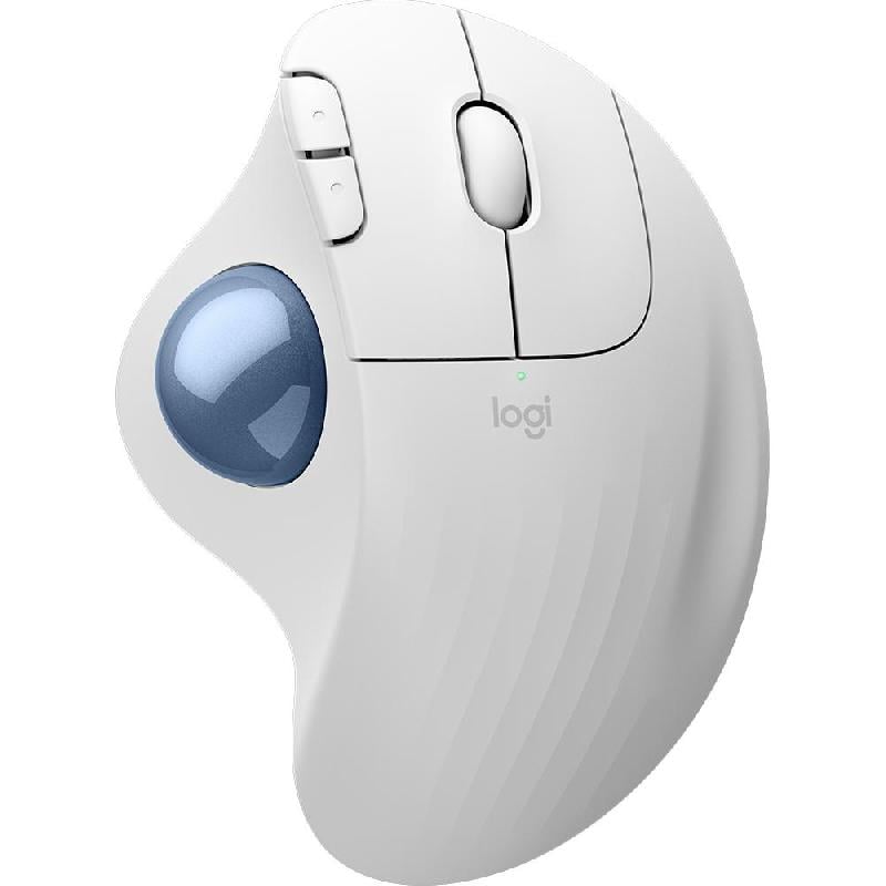 ماوس كرة تعقب Logitech ERGO M575S - نقطة في البوصة 2000 ما يصل الى أوف وايت