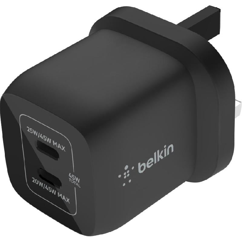 شاحن جداري Belkin BoostCharge Pro - شاحن جداري مزدوج PPS 4