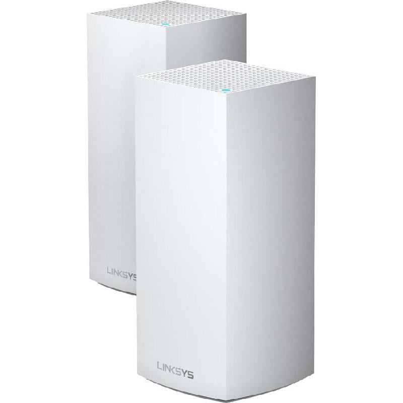 نظام واي فاي شبكي Mesh Linksys Velop (2-pack) - ميغابت في الثانية 4200 يصل الى اتصال حتى 80 جهاز