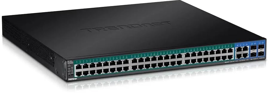 سويتش PoE TRENDnet 52-PORT GIGABIT WEB SMART POE plus SWITCH
