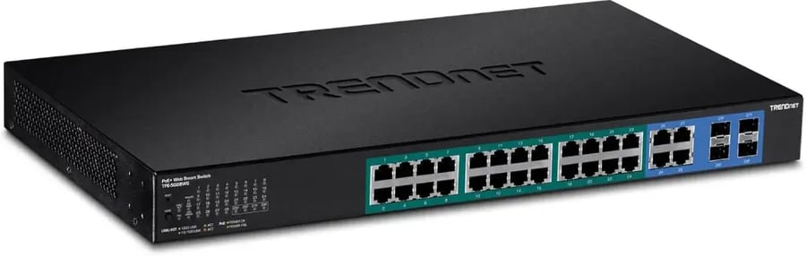 سويتش PoE TRENDnet 28-Port Gigabit Web Smart PoE plus Switch