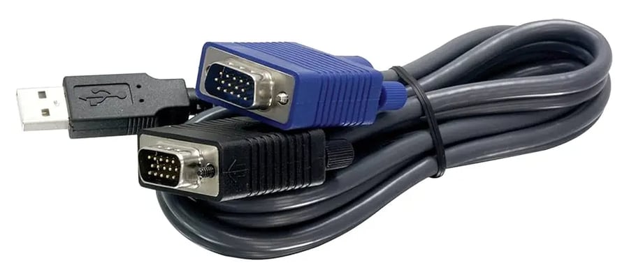 TRENDnet TK-CU06-6ft USB/VGA KVM cable كيبل من USB الى VGA
