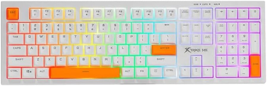 اكسترايك مي إكسترايك مي kb-512 we كيبورد سلكي أبيض