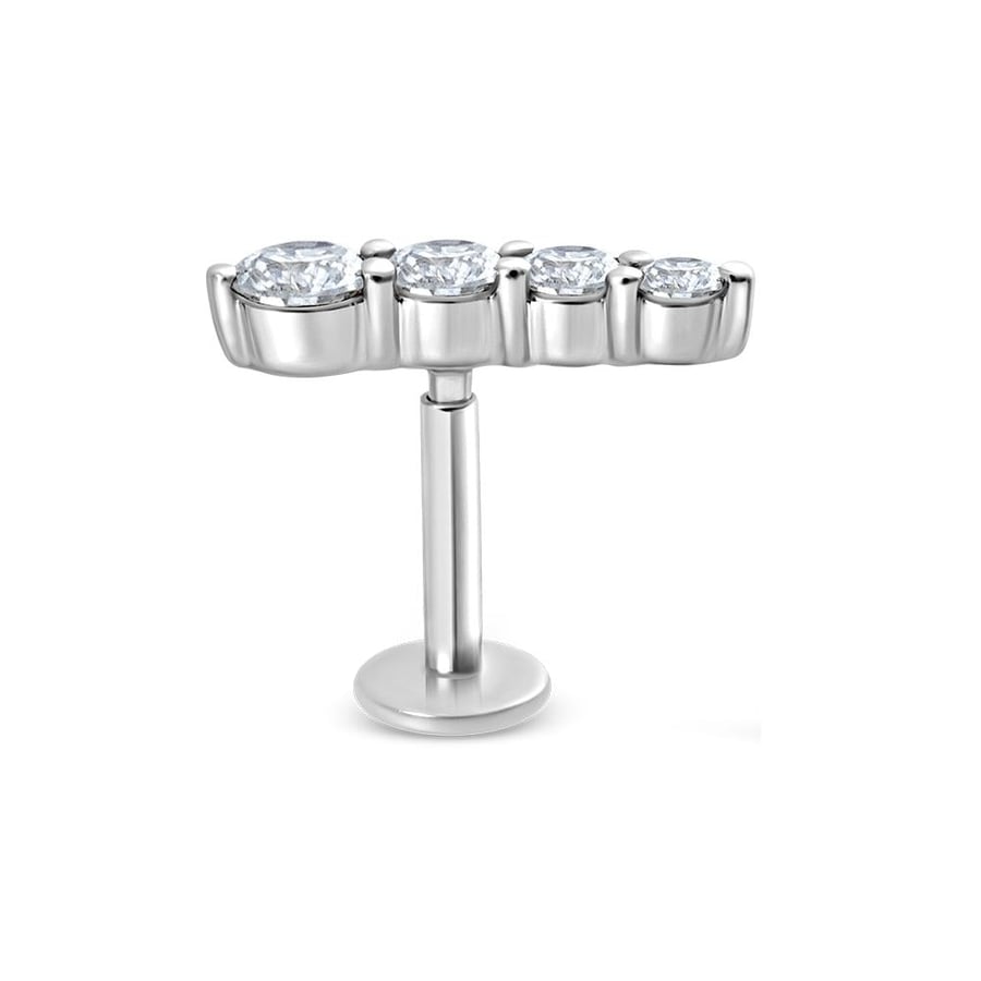 Diamond piercing ring