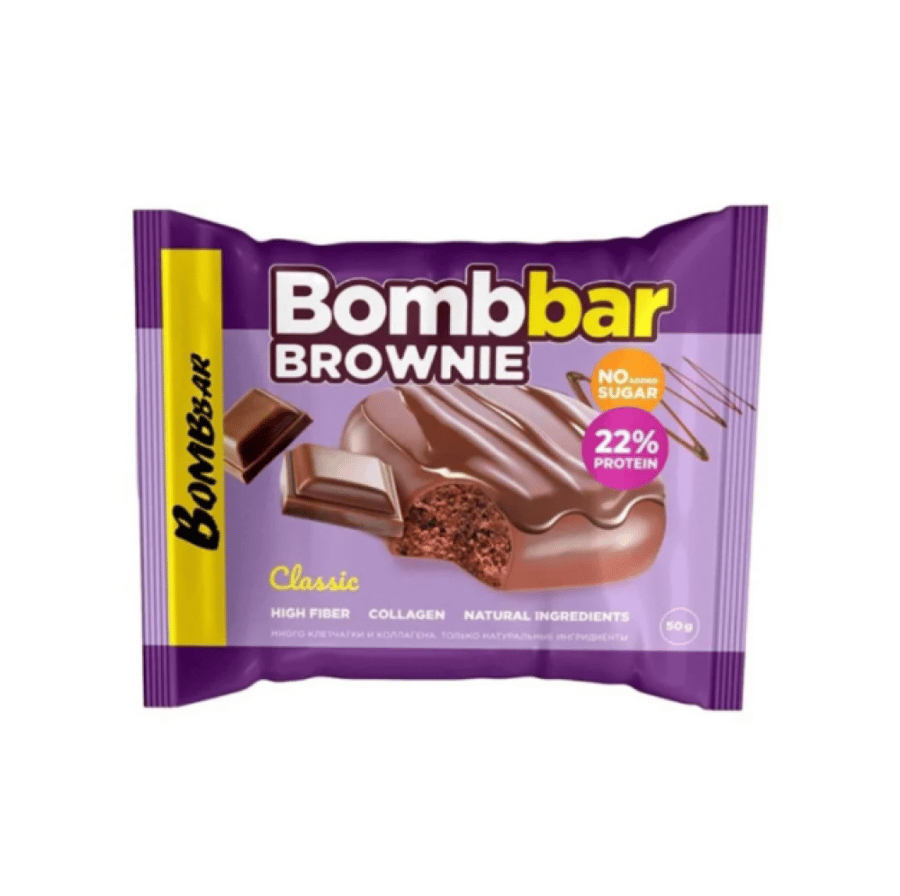 براوني بروتين كيك بومبار  - BOMBBAR BROWNIE
