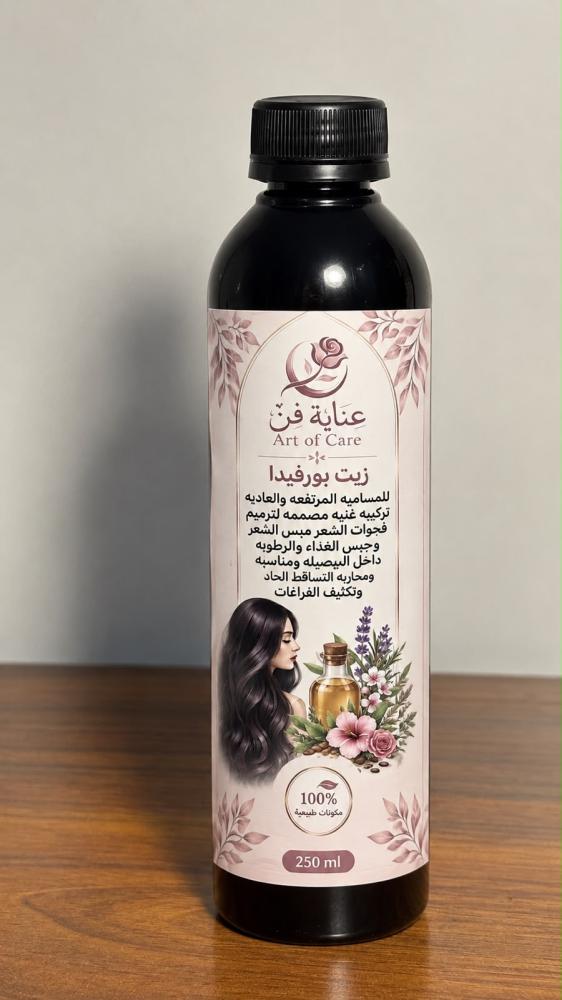 زيت بورفيدا لمقاومه الصلع للمساميه المرتفعه والعاديه