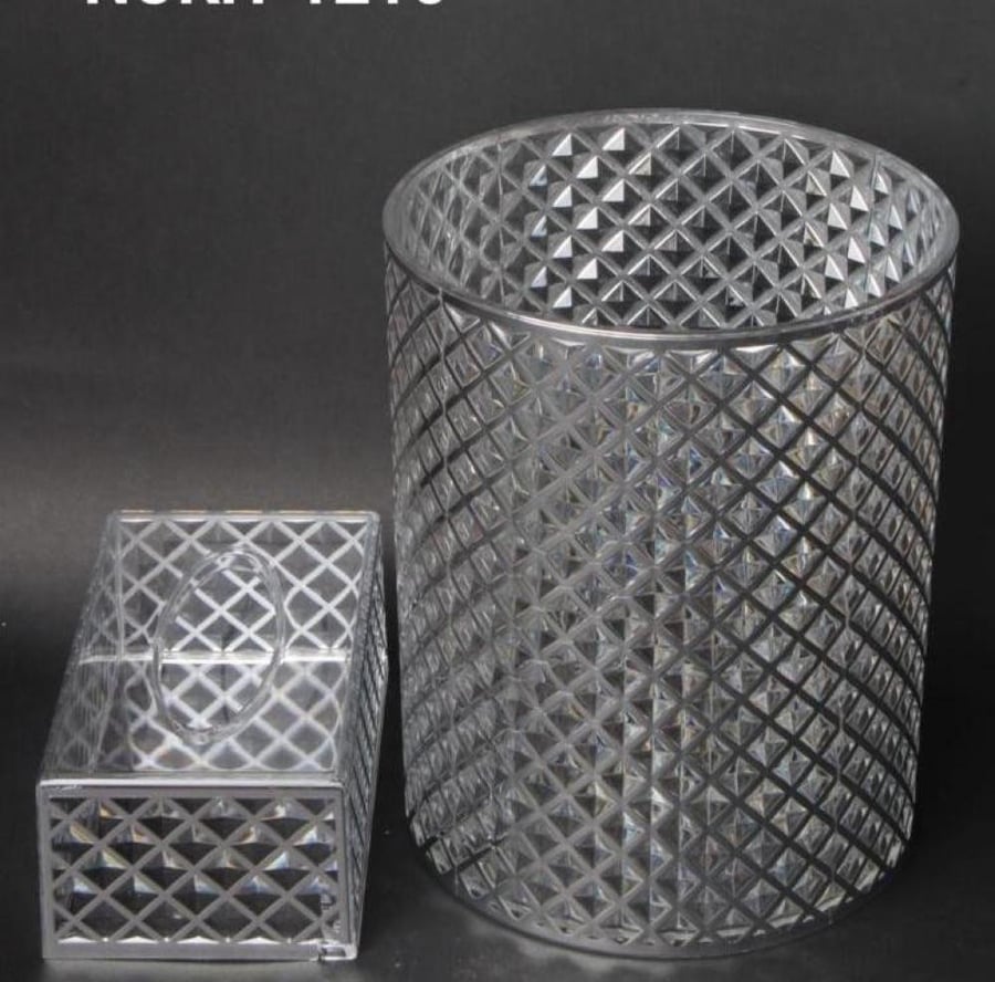 Basket box and acrylic napkin