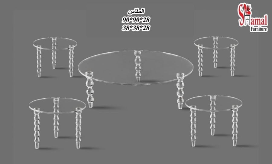 5-piece acrylic ground set