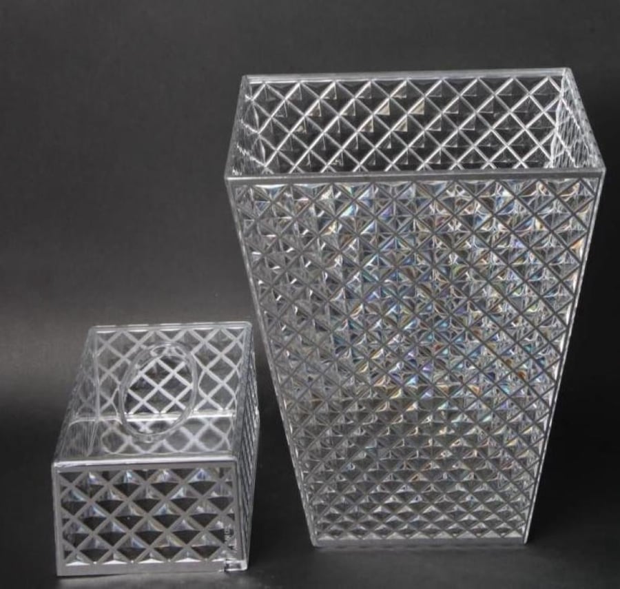 Basket box and acrylic napkin