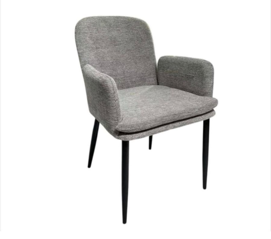 A single fabric chair