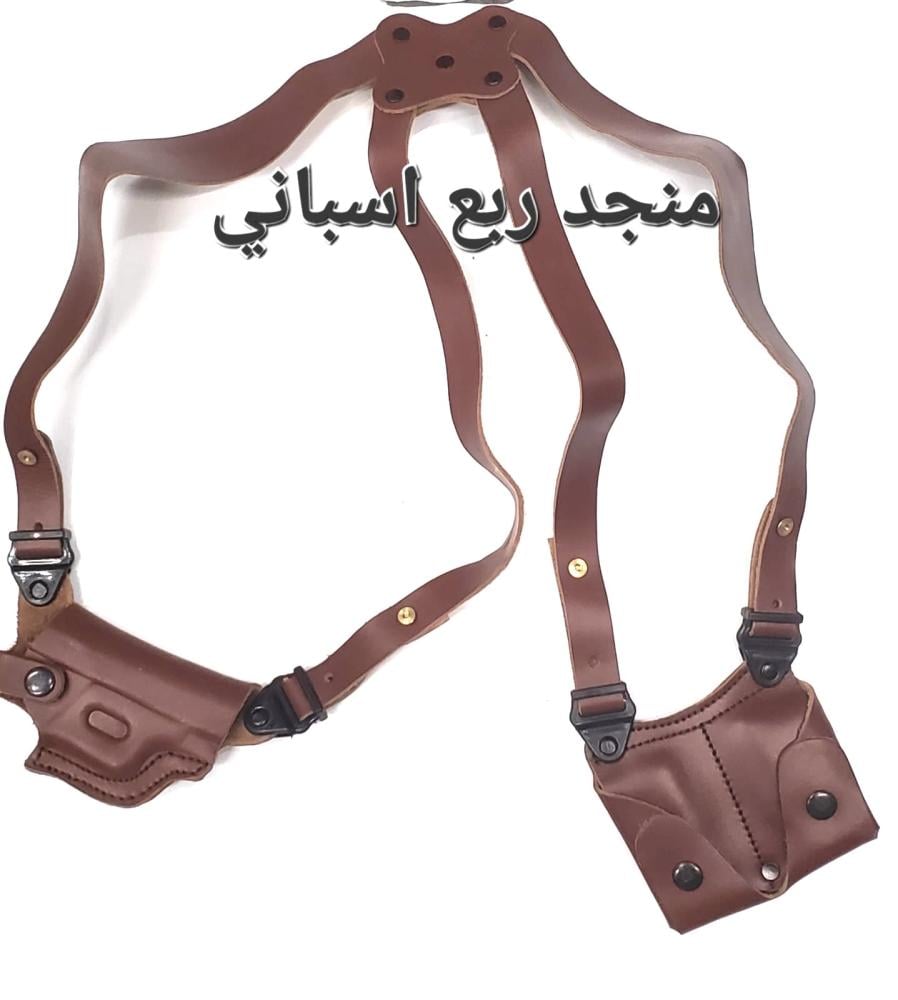 مجند ربع اسباني جلد طبيعي