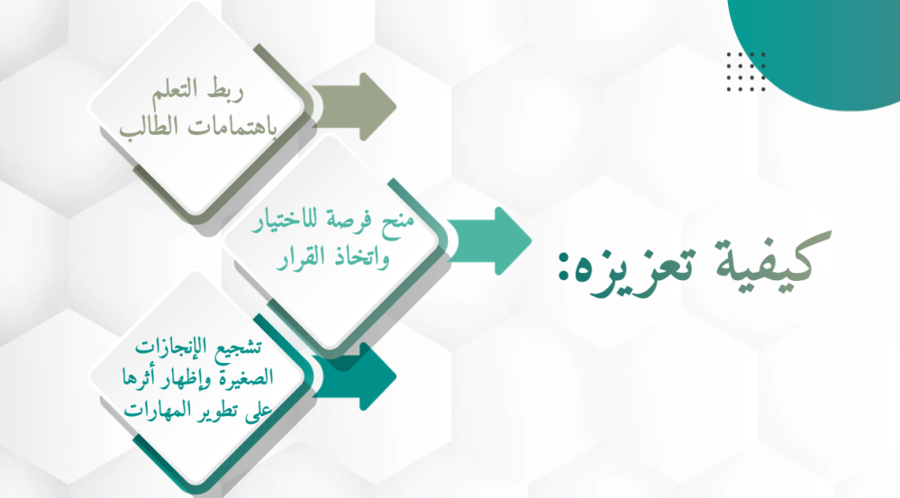 تعزيز وتحفيز الطلاب نحو التعلم