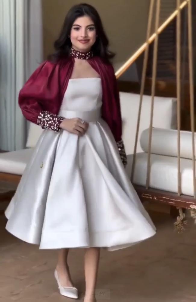 فستان ناعم ميد