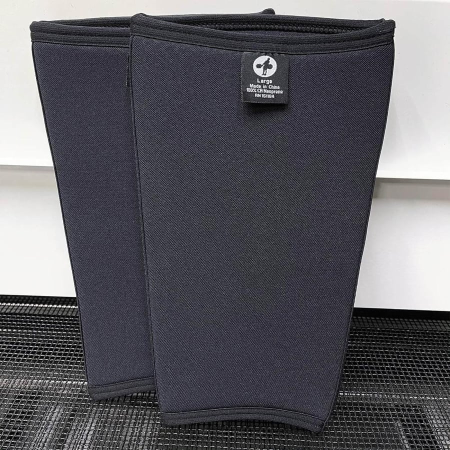 hookgrip Long Neoprene Knee Sleeves 9mm (pair)