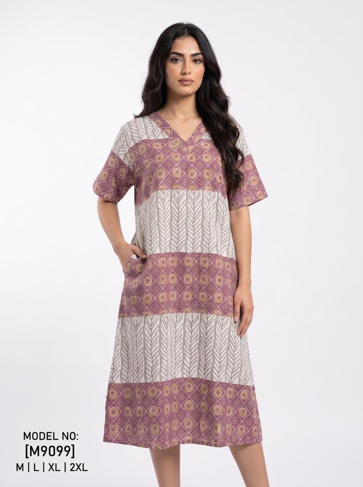 قميص كتان ميدي(M9099)