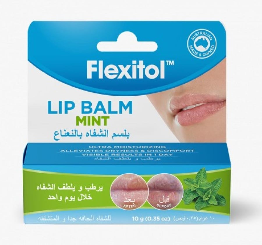 فليكسيتول مرطب الشفايف بخلاصة النعناع 10جرام