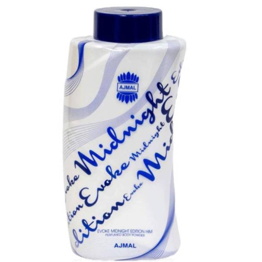 Body powder Evoc Midnight Edition from Ajmal, weight 100 grams