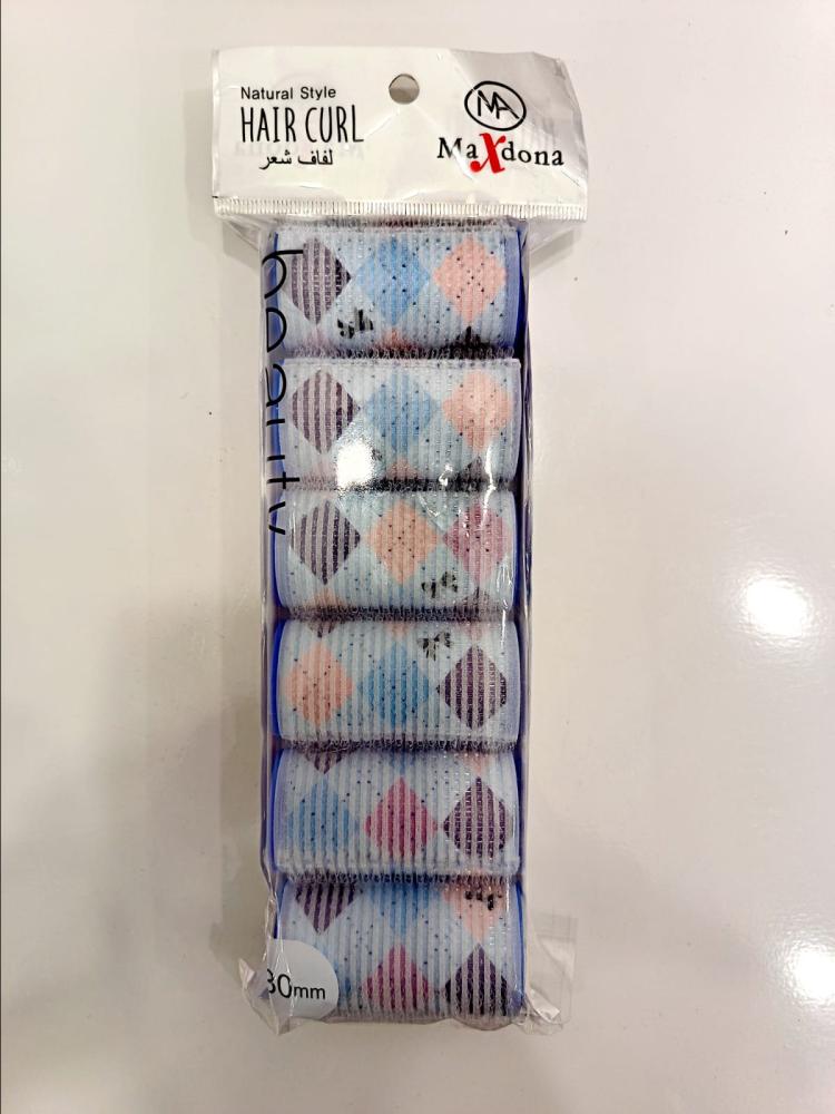 لفائف شعر سحريه 6 قطع ماكس دونا 30mm