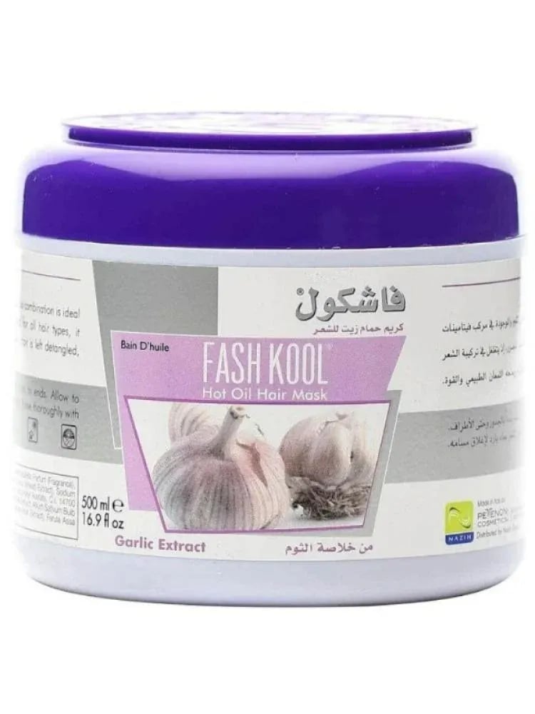 فاشكول كريم حمام زيت بخلاصة الثوم لتقوية وتغذية الشعر 500 مل