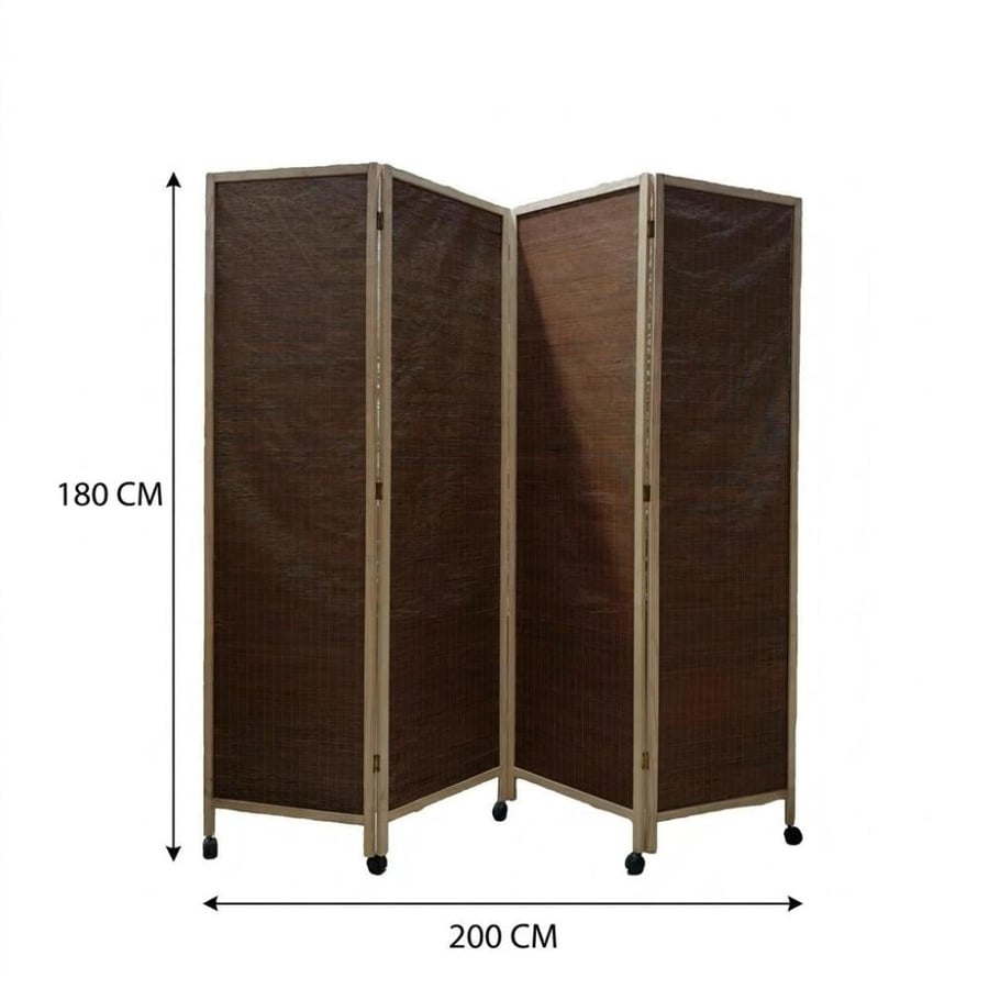 بارتشن متحرك 50×180 سم كوفي - خشب