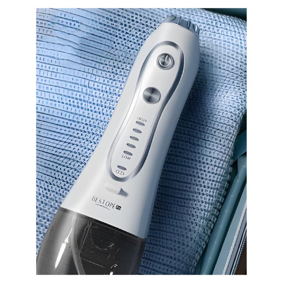 بيستوب خيط مائي ابيض 2 رأس خيط-Bestope Cordless Water Flosser 2Nozzles
