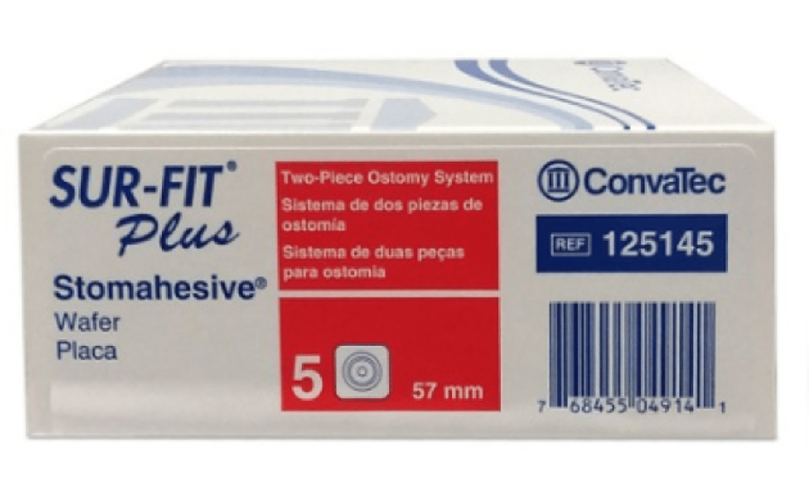 قاعدة براز كونفاتيك معتم امريكي مقاس 57 Convatec SUR-FIT Plus
