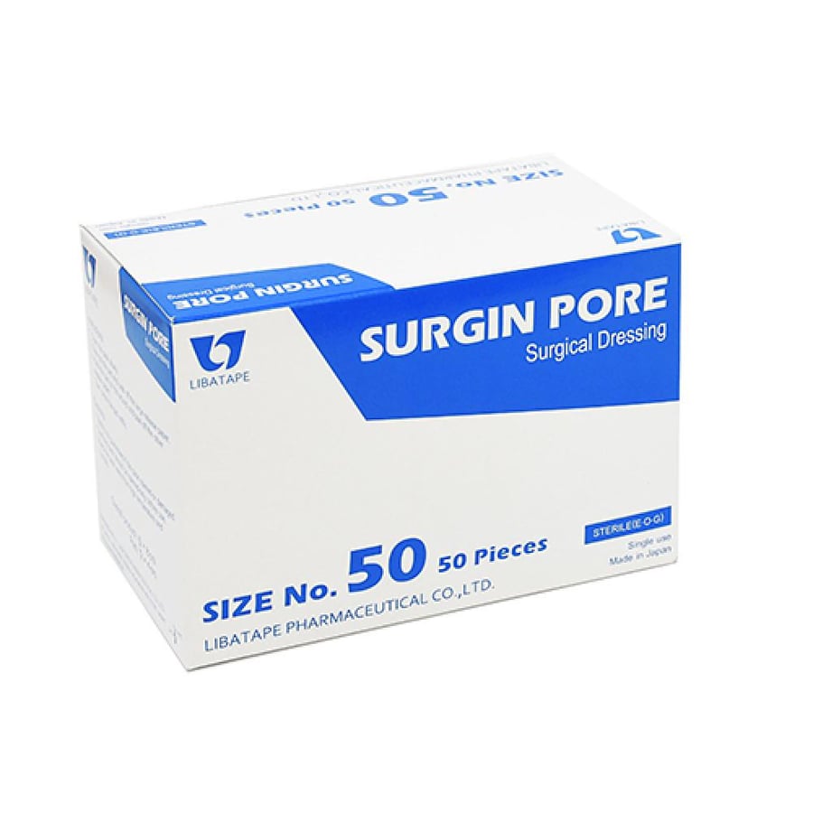 بلاستر سرجن بور ياباني مقاس 50 Surgin Pore Surgical Dressing