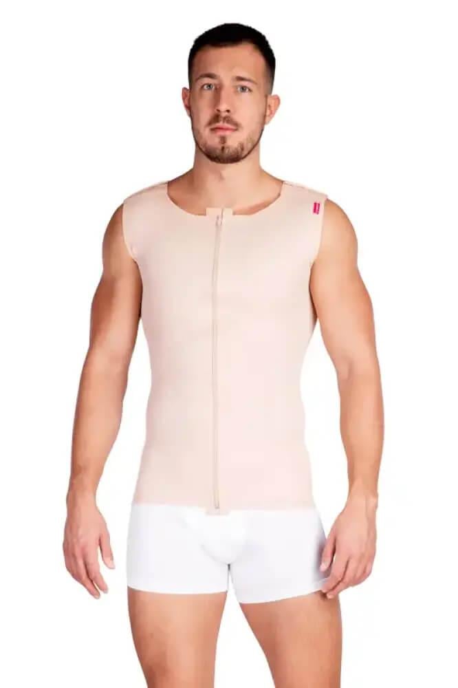 مشد بعد عملية شفط الدهون رجالي لمنطقة الصدر واعلى الظهر Lipoelastic MTmL Comfort