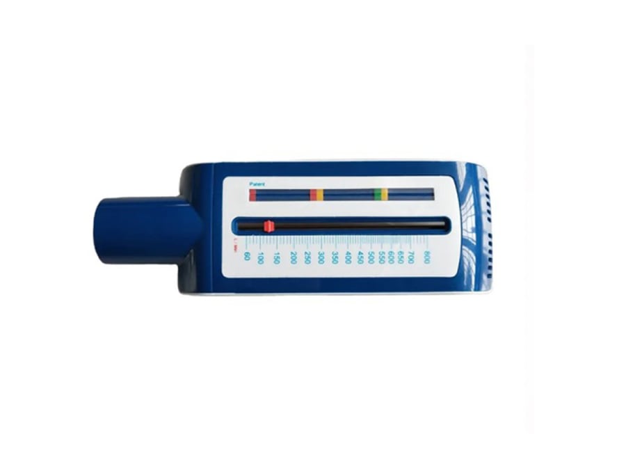 Lung efficiency measurement fluometer