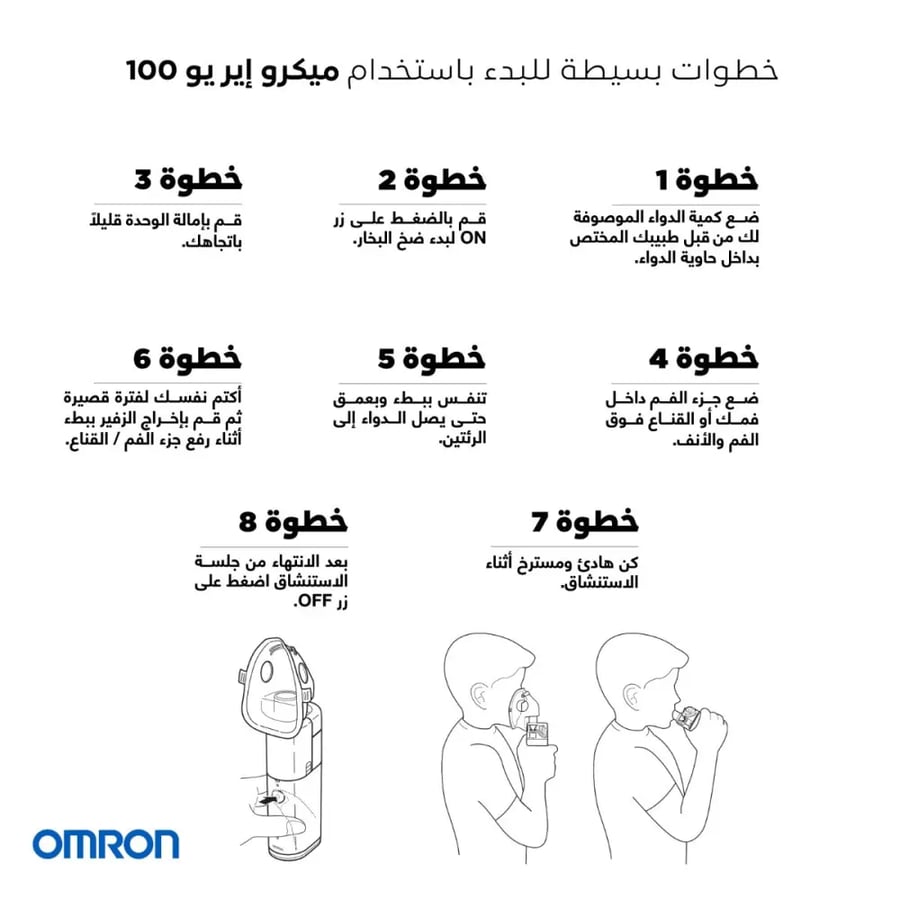 Portable steam device Omron OMRON MICRO AIR U100