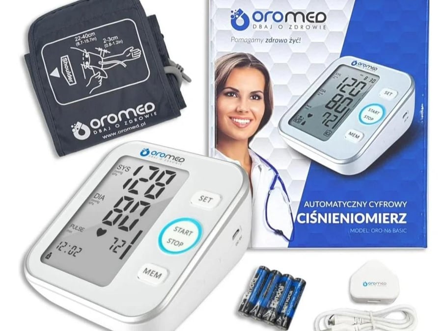 Blood pressure monitor ORO-N4 CLASSIC Aromid Polish