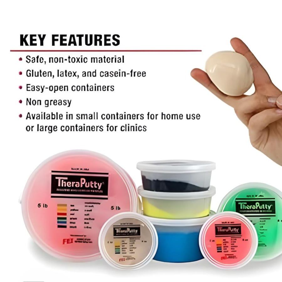 معجون صلصال 2 بيج-Fabrication TheraPutty-2OZ -Tan