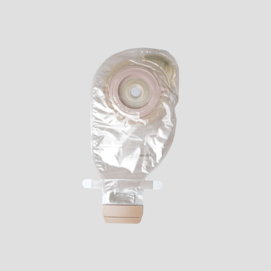 اكياس مفاغرة قطعة واحدة مفتوح شفاف محدب كلوبلاست Coloplast 17515 box 10