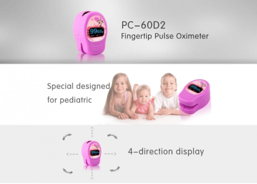جهاز قياس أكسجين الدم للأطفال PC-60D2