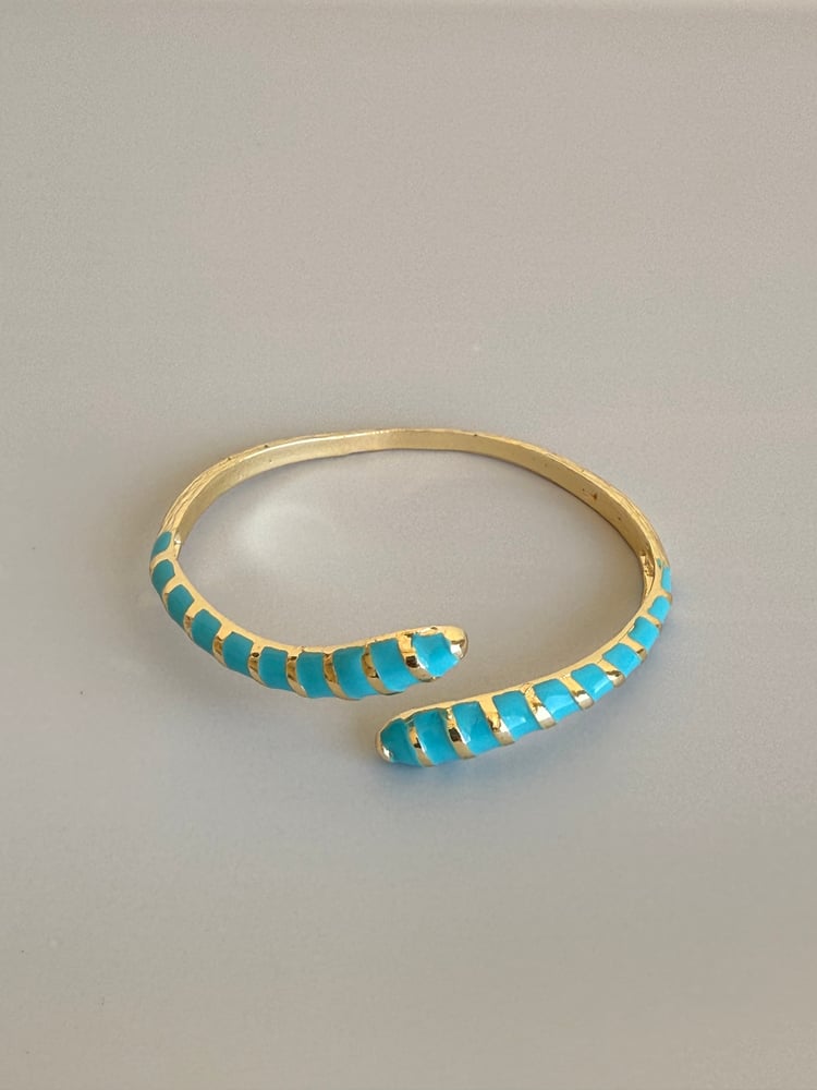 Colorful spiral bracelets