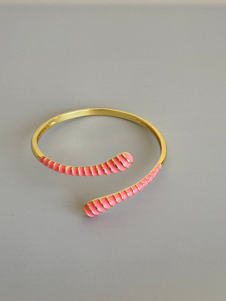 Colorful spiral bracelets