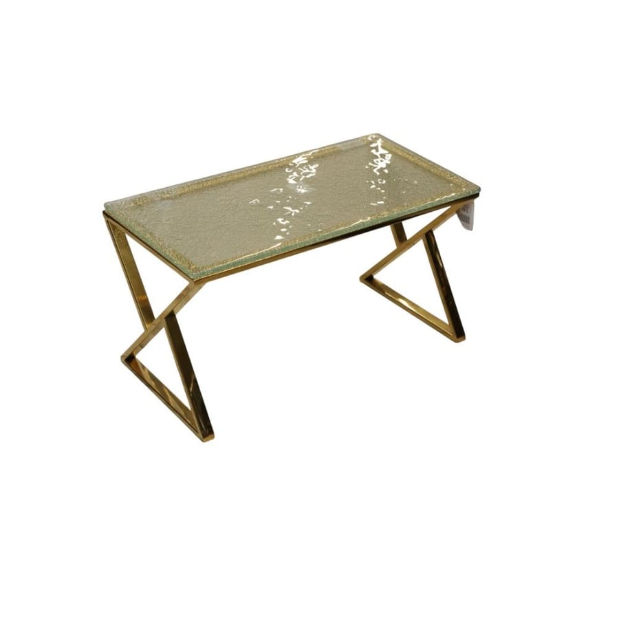 استاند بوفيه مستطيل ذهبي مع الزجاج ( SH5158-5363 )