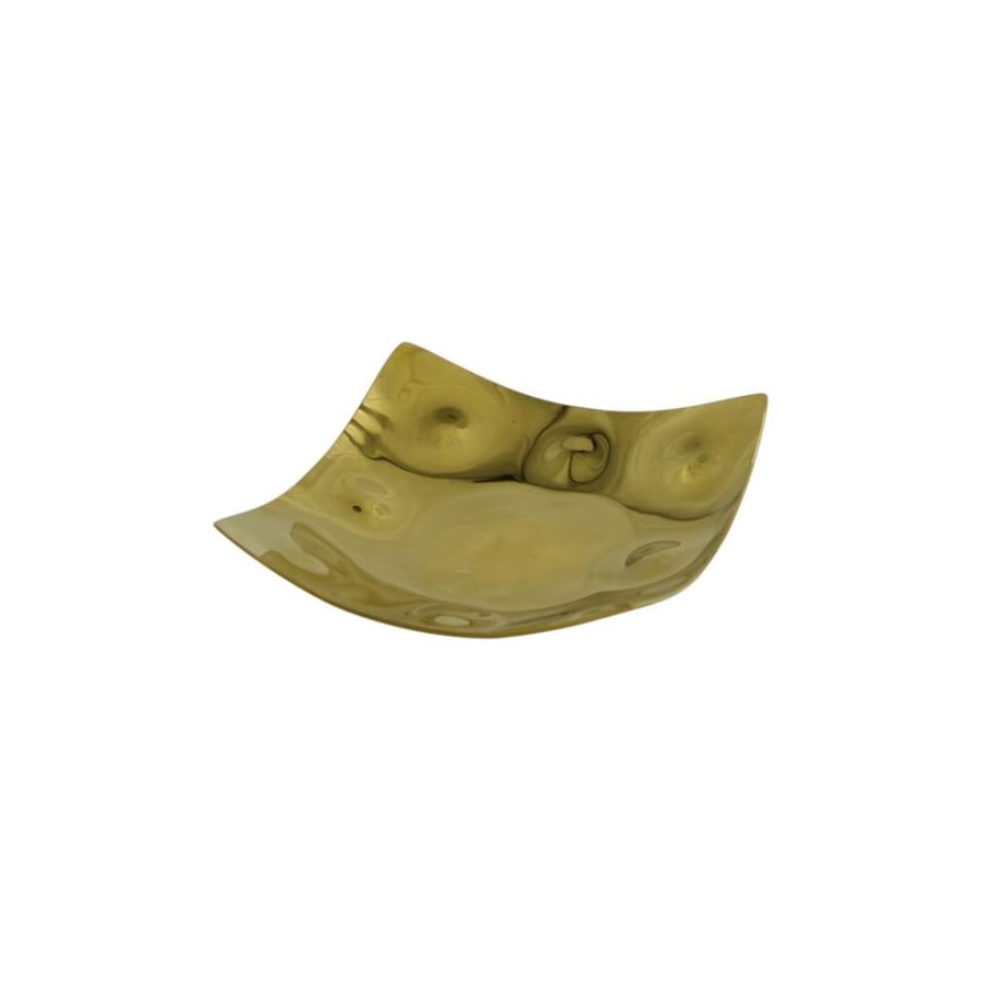 زبدية بوفيه ذهبي مربع ( 30×120×120 مل ) ( SH5012-2 )