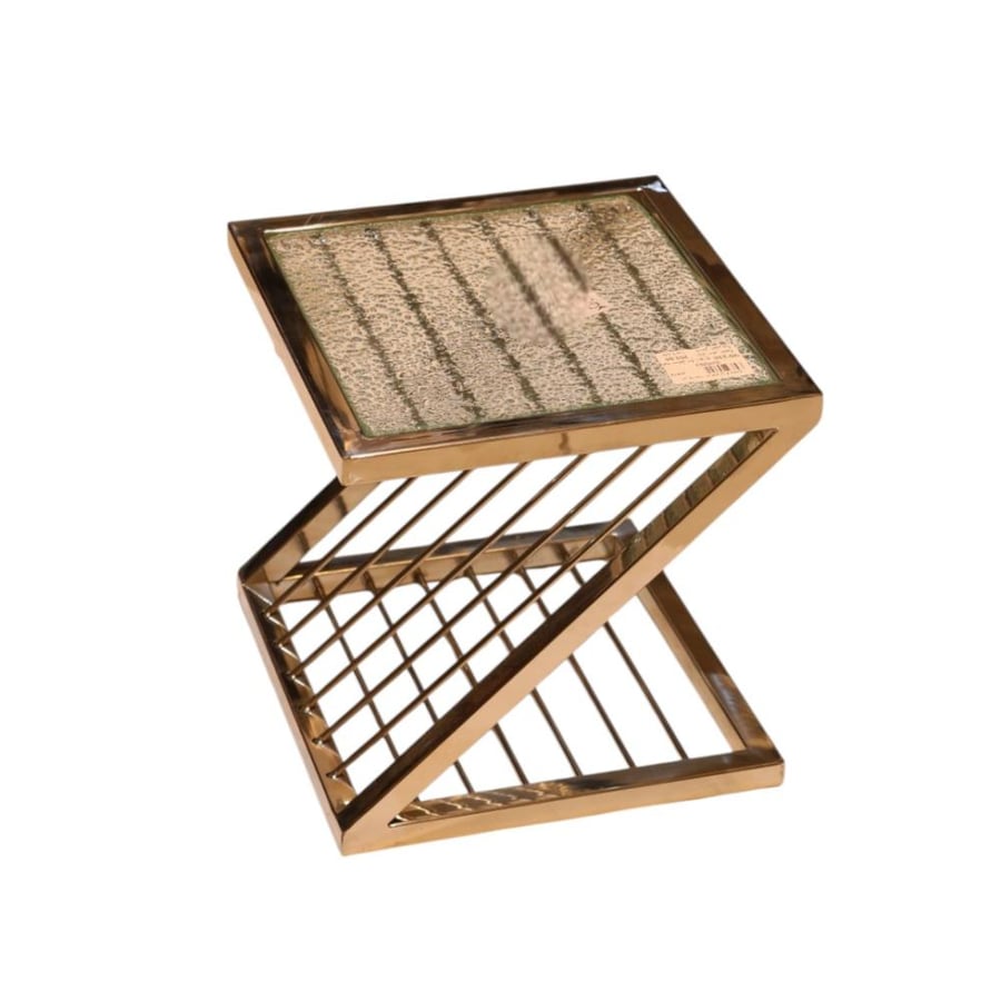 استاند بوفيه استيل مع زجاج 220×220×220 (SH5262)