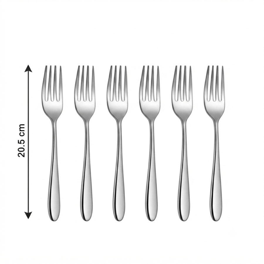 شوك حلا استيل ( طقم 6 حبة ) ( SH4324 )