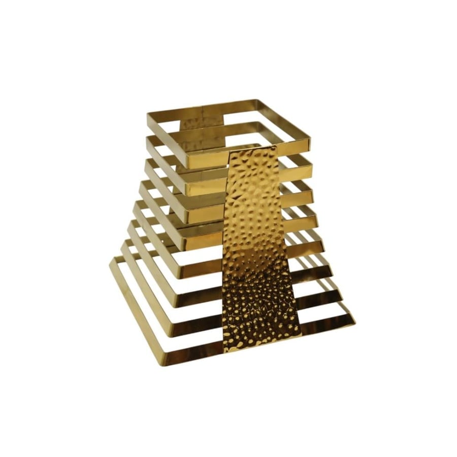 استاند بوفيه هرمي ذهبي 8 فتحات  SH5059-2